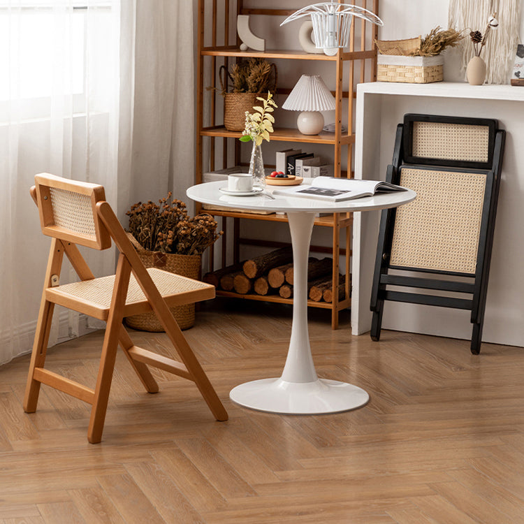 Modern Dining Room Side Chairs Solid Wood Dining Chairs with Foldable