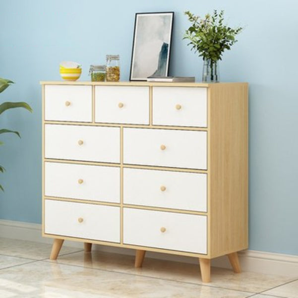 Modern Engineered Wood Sideboard Simple Buffet Table with Drawer for Living Room