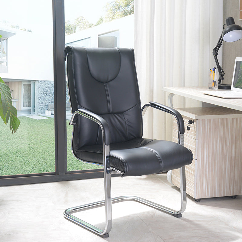 Modern Executive Computer Chair with Wheels Swivel Office Chair with Padded Arms