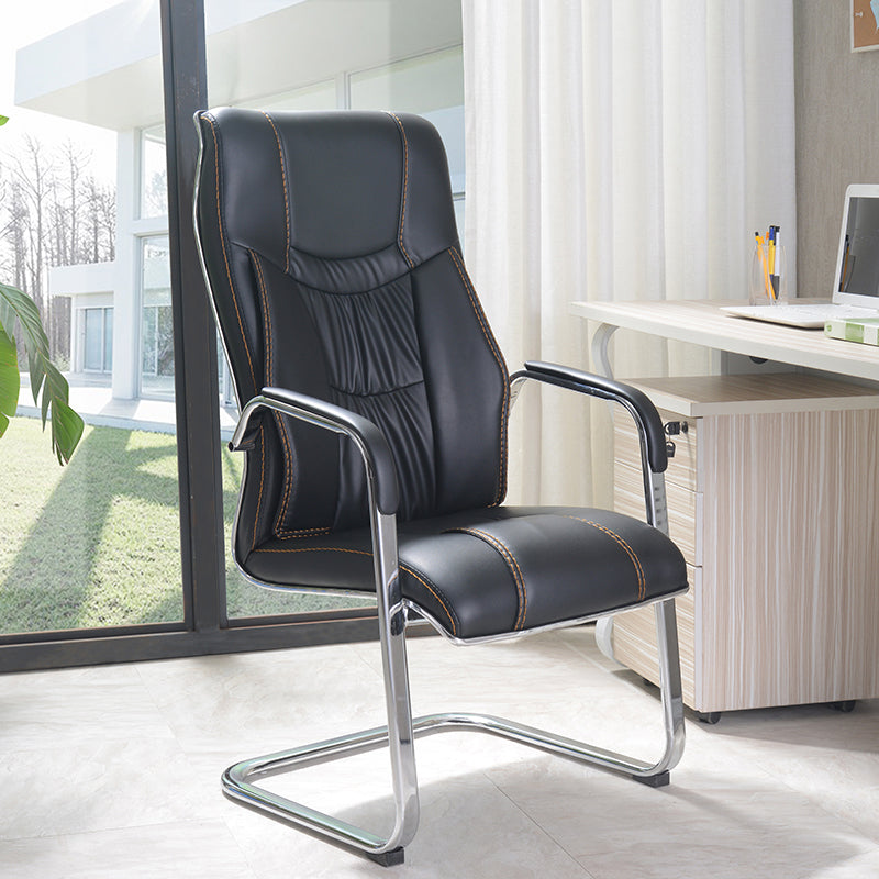 Modern Executive Computer Chair with Wheels Swivel Office Chair with Padded Arms