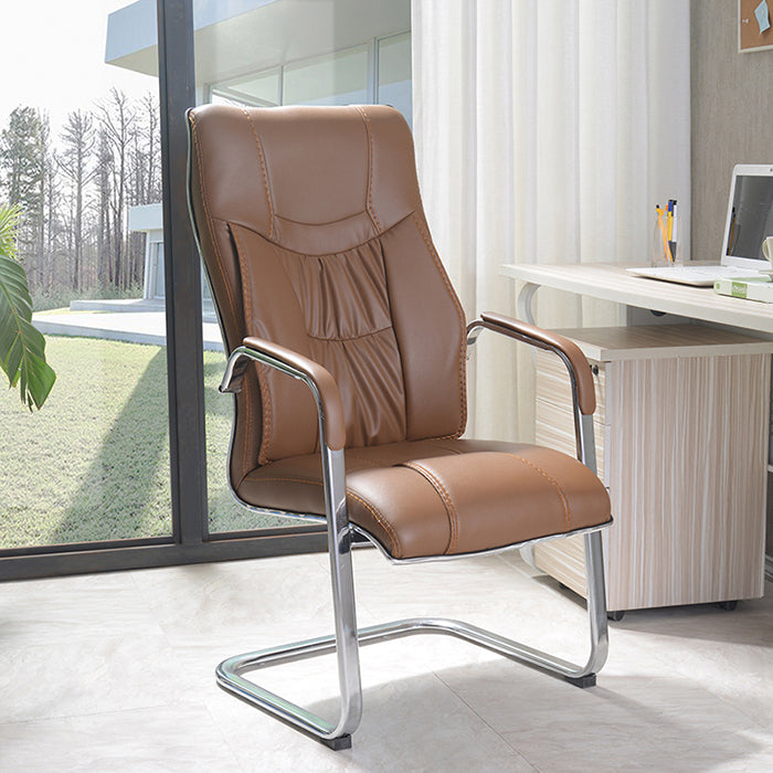 Modern Executive Computer Chair with Wheels Swivel Office Chair with Padded Arms