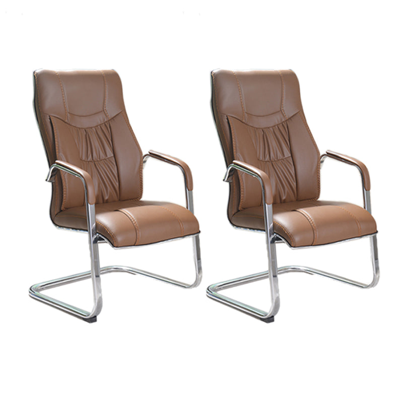 Modern Executive Computer Chair with Wheels Swivel Office Chair with Padded Arms