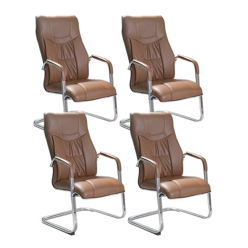 Modern Executive Computer Chair with Wheels Swivel Office Chair with Padded Arms