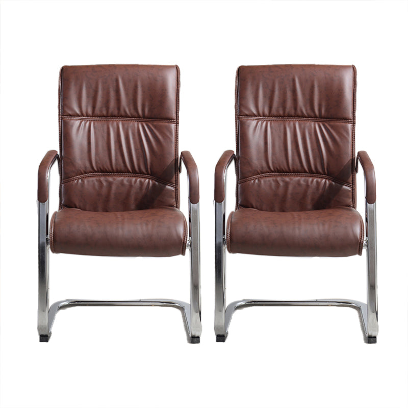 Modern Executive Computer Chair with Wheels Swivel Office Chair with Padded Arms