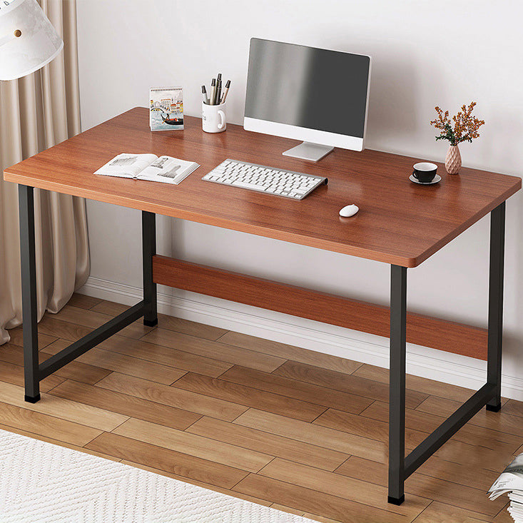 Industrial Style Home Office Desk Wooden Rectangular Writing Desk