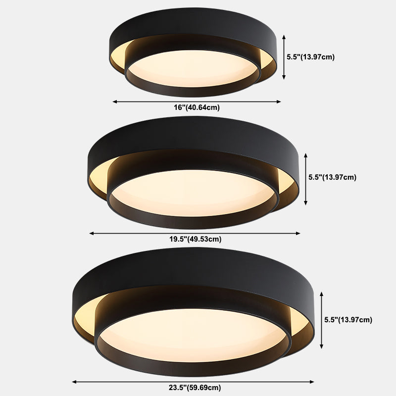 Simple Flush Mount Ceiling Lamp Modern Style LED Ceiling Mount Lighting for Bedroom