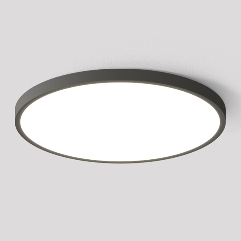 Metal Circular Flush Mount Ceiling Lamp Modern Style LED Ceiling Mount Light for Bedroom