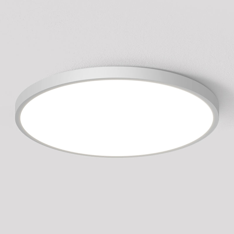 Metal Circular Flush Mount Ceiling Lamp Modern Style LED Ceiling Mount Light for Bedroom