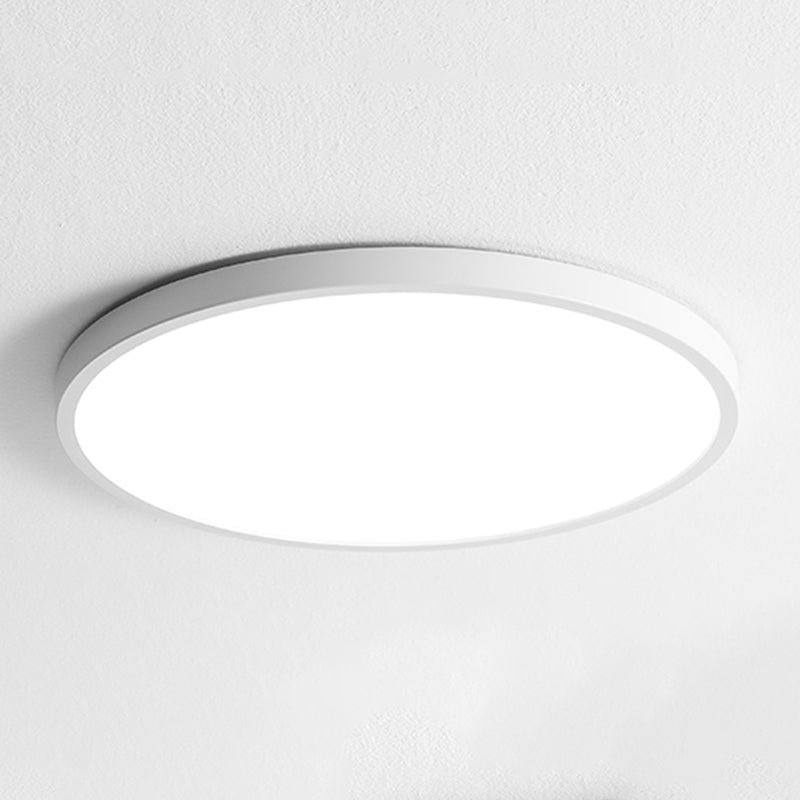 Metal Circular Flush Mount Ceiling Lamp Modern Style LED Ceiling Mount Light for Bedroom