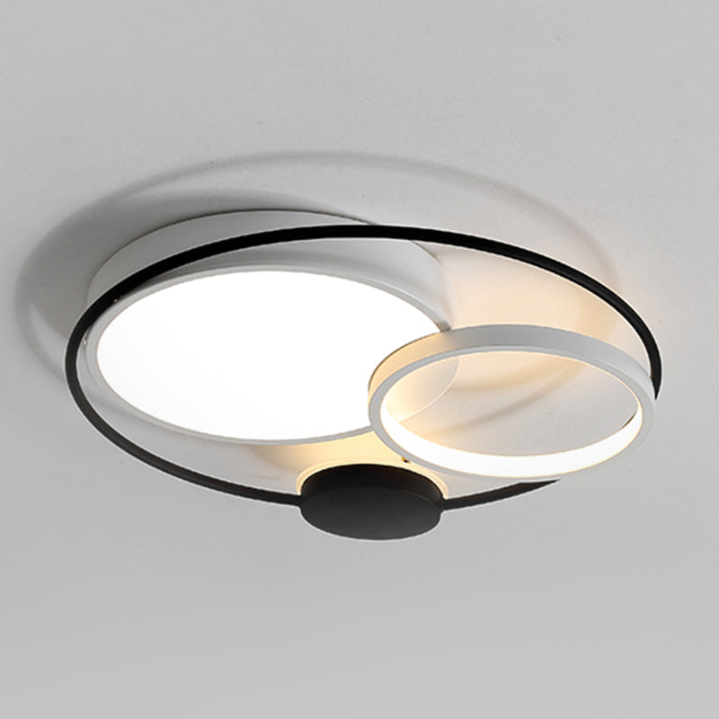 Modern Style Geometry Shape Ceiling Light Fixtures Metal 3 Light Ceiling Mounted Lights