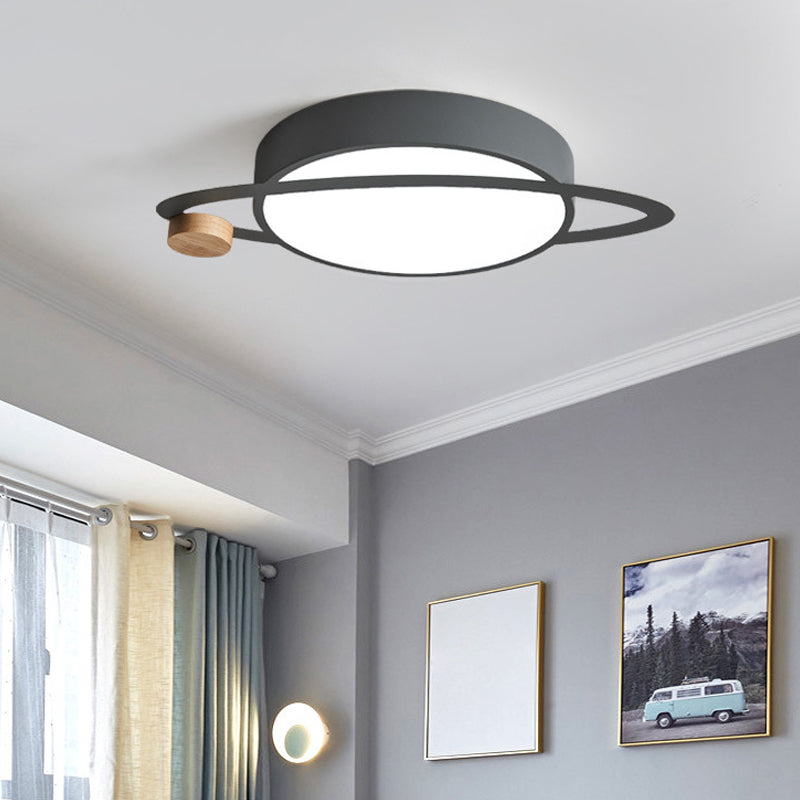 Simple Flush Mount Ceiling Lamp Nordic Style LED Ceiling Mount Lighting for Bedroom