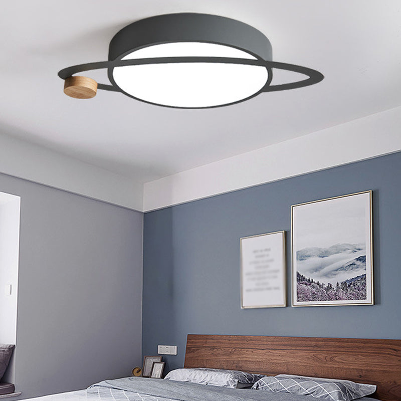 Simple Flush Mount Ceiling Lamp Nordic Style LED Ceiling Mount Lighting for Bedroom