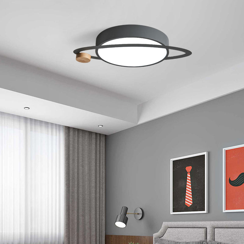 Simple Flush Mount Ceiling Lamp Nordic Style LED Ceiling Mount Lighting for Bedroom