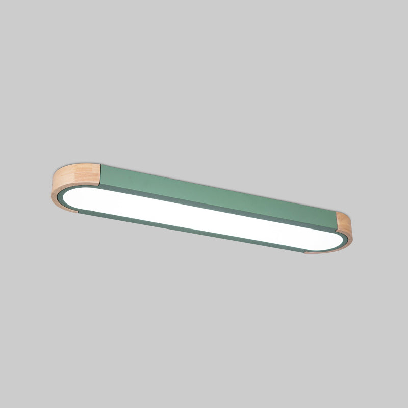 Colorful Flush Mount Ceiling Lamp Nordic Style LED Ceiling Mount Lighting for Corridor