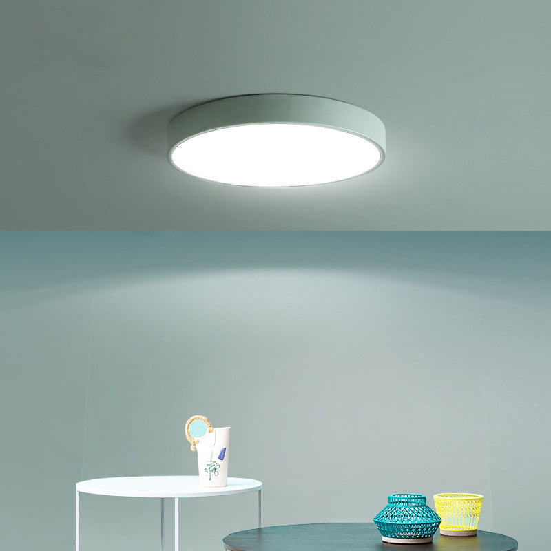 Modern Style Circle Shape Ceiling Light Metal 1 Light Ceiling Lighting for Restaurant