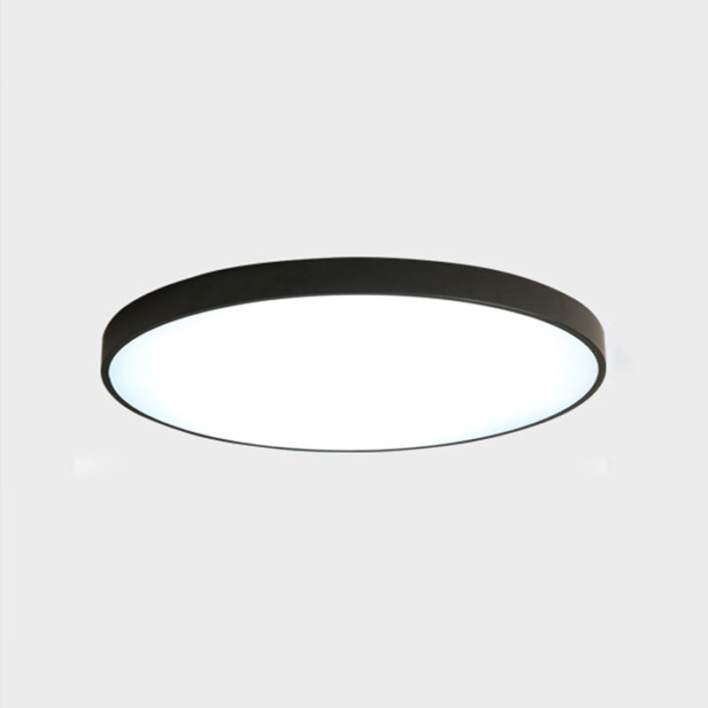 Modern Style Circle Shape Ceiling Light Metal 1 Light Ceiling Lighting for Restaurant