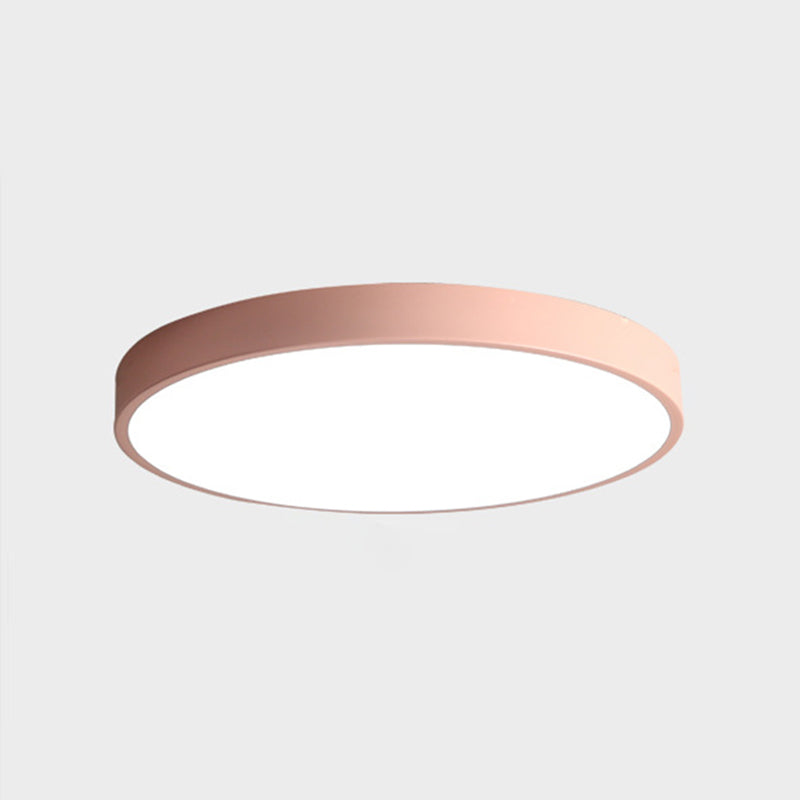 Modern Style Circle Shape Ceiling Light Metal 1 Light Ceiling Lighting for Restaurant