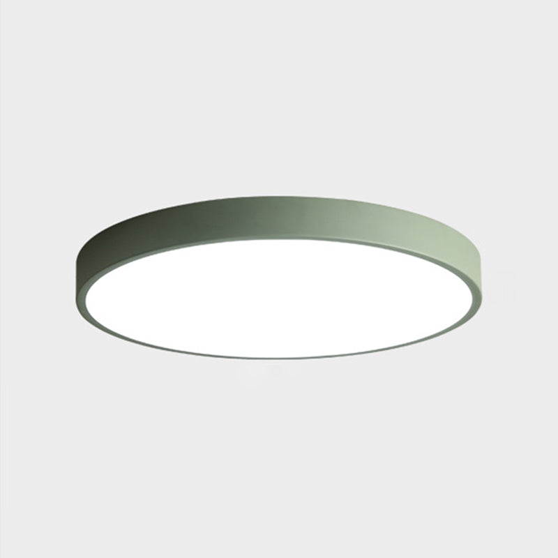 Modern Style Circle Shape Ceiling Light Metal 1 Light Ceiling Lighting for Restaurant