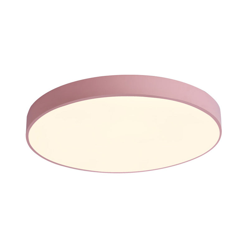 Modern Style Circle Shape Ceiling Light Metal 1 Light Ceiling Lighting for Restaurant