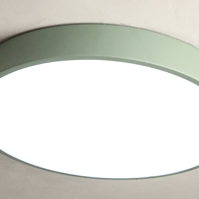 Modern Style Circle Shape Ceiling Light Metal 1 Light Ceiling Lighting for Restaurant