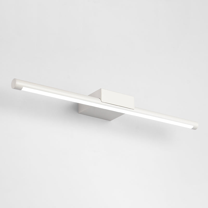 Linear Shape Contemporary Vanity Light Metal 1 Light LED Mirror Light for Bathroom