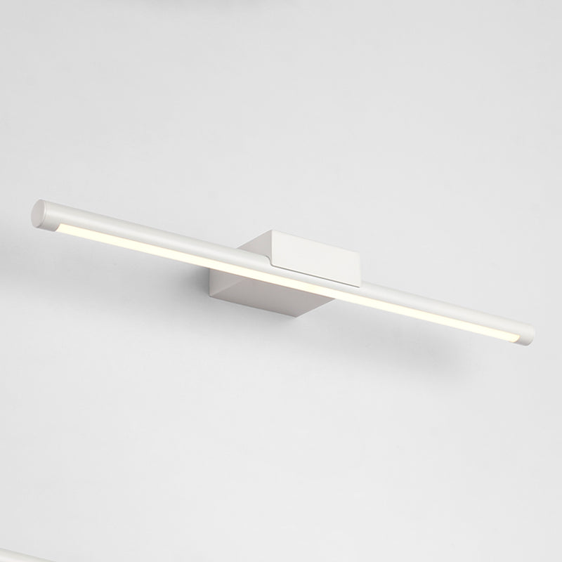 Linear Shape Contemporary Vanity Light Metal 1 Light LED Mirror Light for Bathroom