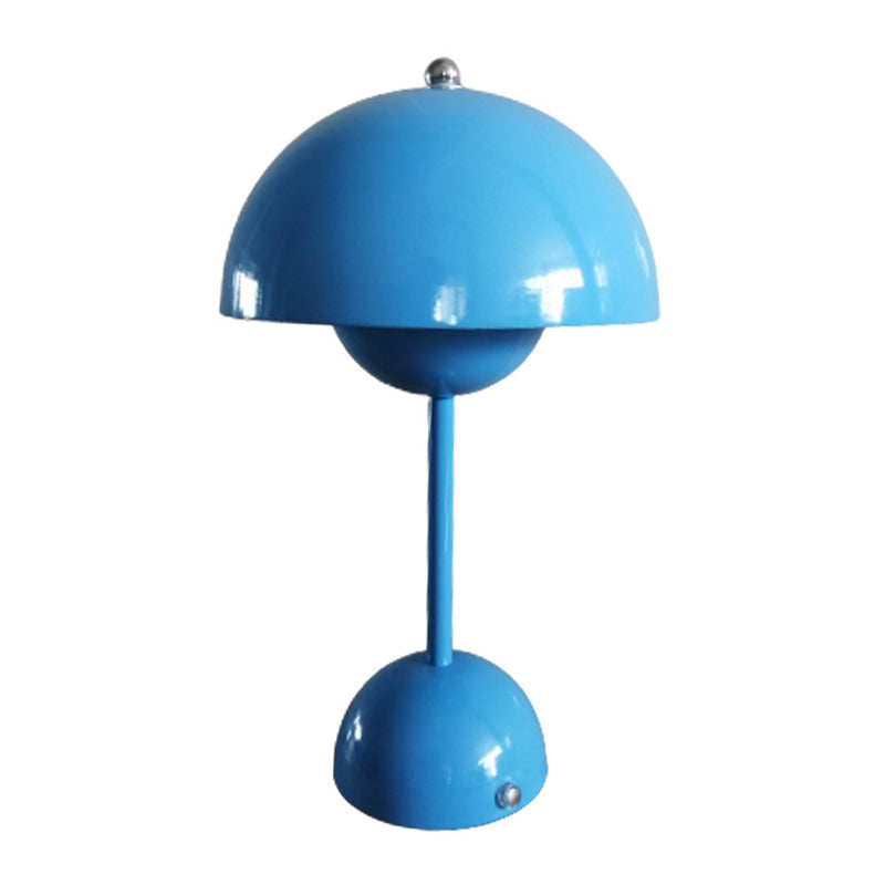 Round Shape Metal Table Lamp Modern Style 1 Light Table Light Fixtures