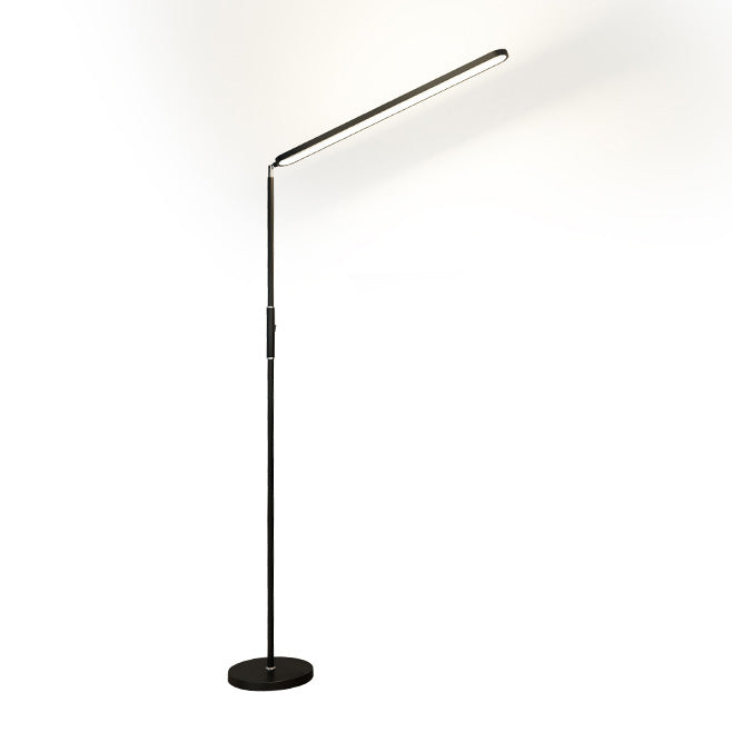 Linear Shape Metal Floor Lighting Contemporary Style 1 Light Floor Lamp