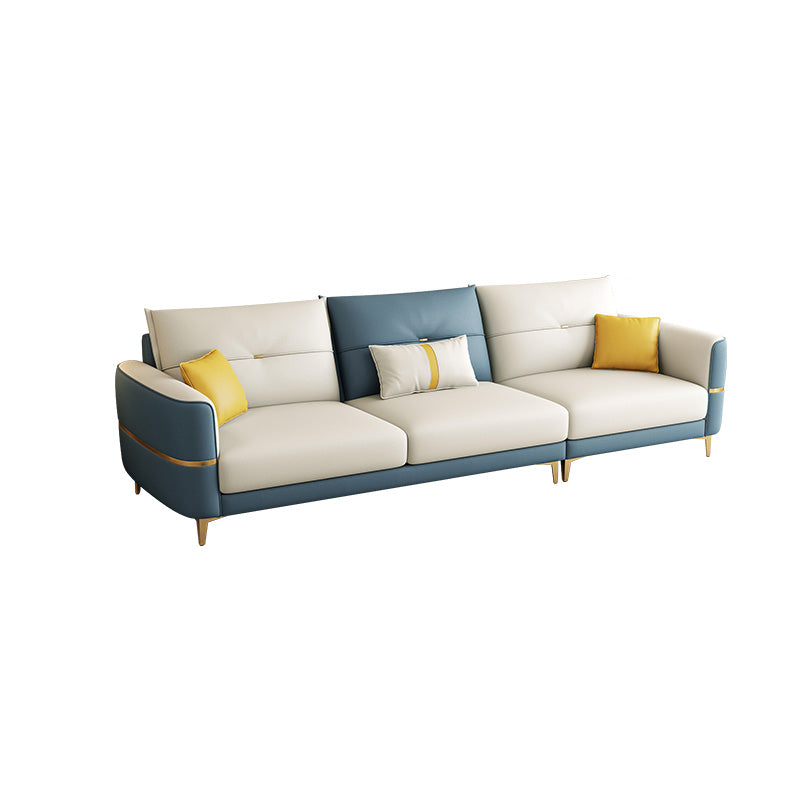 Square Arm Removable Cushions Modern With Cushions Metal Legs Sofa