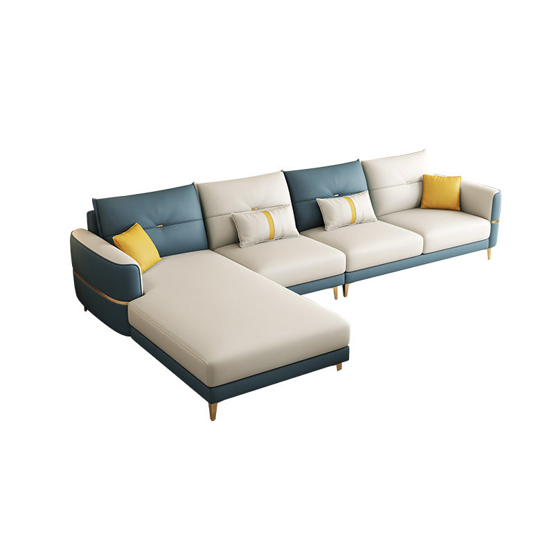 Square Arm Removable Cushions Modern With Cushions Metal Legs Sofa