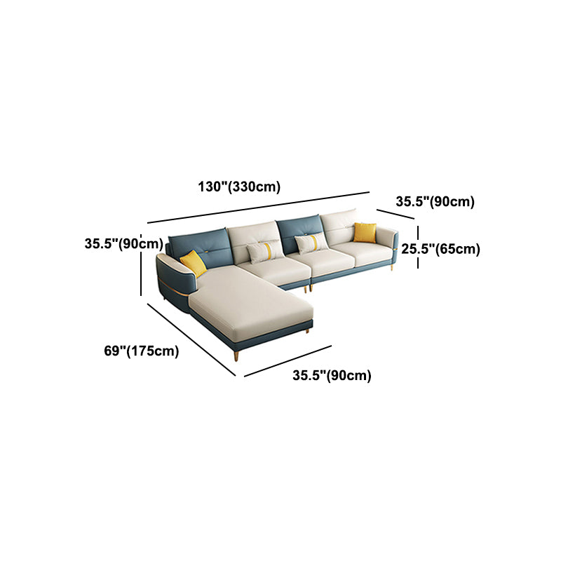 Square Arm Removable Cushions Modern With Cushions Metal Legs Sofa