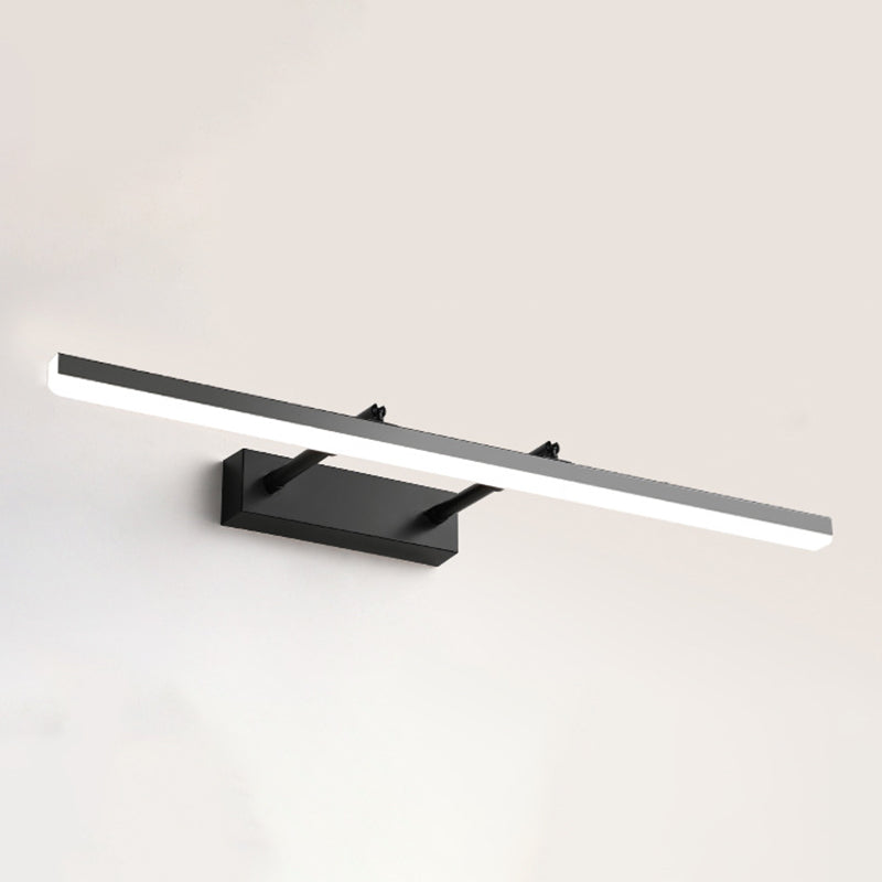 Modern Slim Simple Wall Sconce Bathroom LED Vanity Lighting Fixture for Restroom