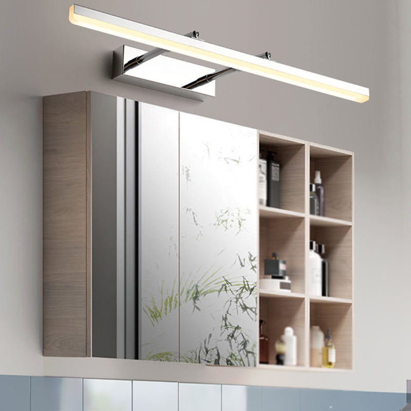 Modern Slim Simple Wall Sconce Bathroom LED Vanity Lighting Fixture for Restroom