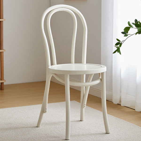 Glam Style Side Chair Solid Wood Home Windsor Back Dining Chair