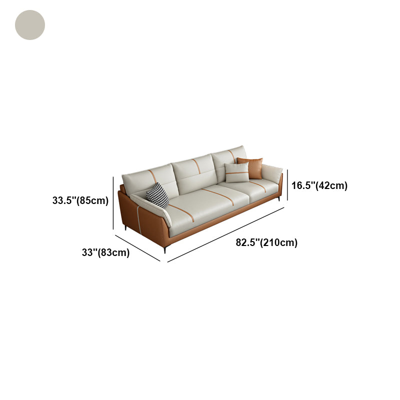 Glam Cushions Pillow Top Arm Stain Resistant Settee for Living Room