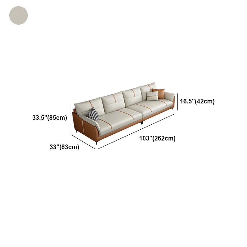 Glam Cushions Pillow Top Arm Stain Resistant Settee for Living Room