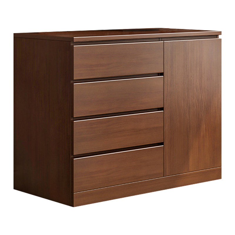 Engineered Wood Buffet Sideboard Modern Sideboard Cabinet with Drawers