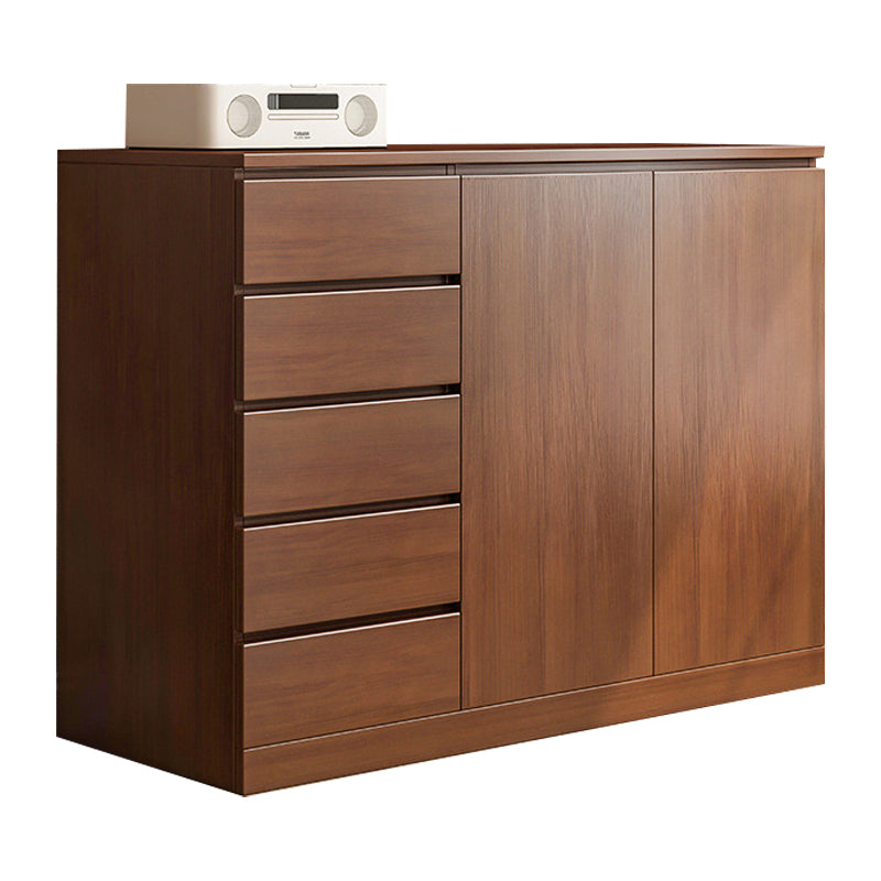 Engineered Wood Buffet Sideboard Modern Sideboard Cabinet with Drawers