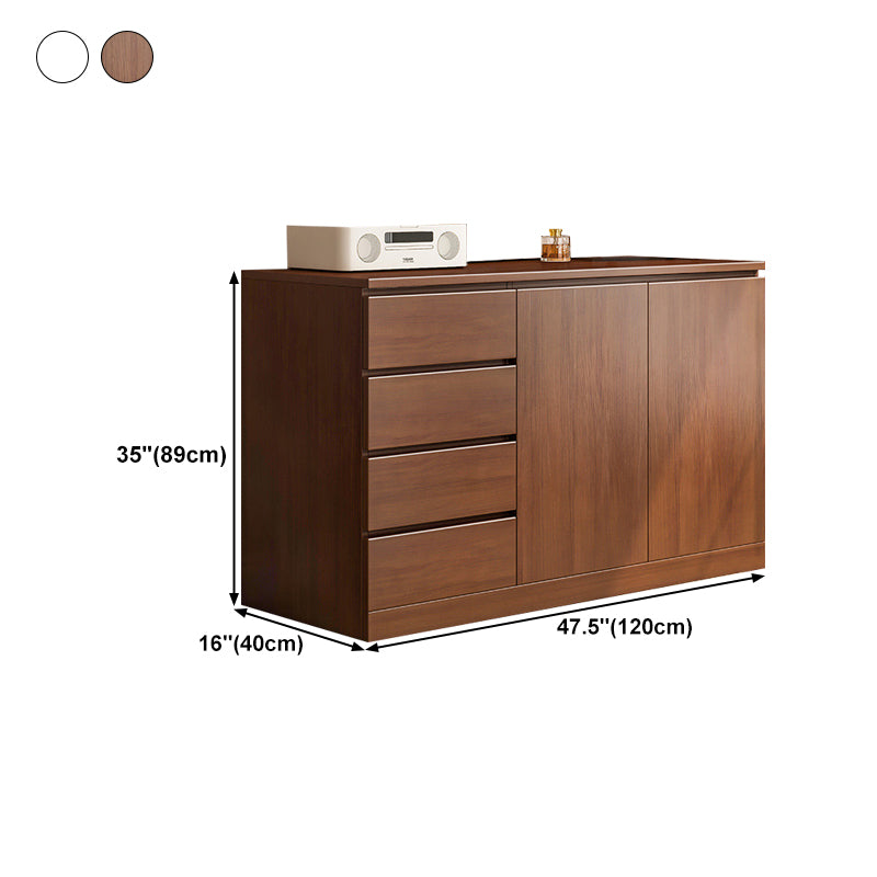 Engineered Wood Buffet Sideboard Modern Sideboard Cabinet with Drawers