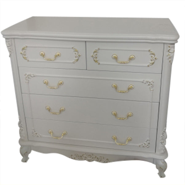 Modern Style Engineered Wood Buffet Sideboard White Buffet Server for Dining Room