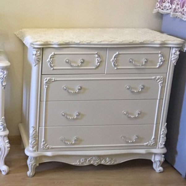 Modern Style Engineered Wood Buffet Sideboard White Buffet Server for Dining Room