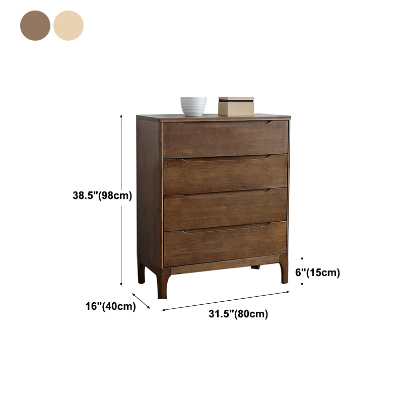 Modern Rubberwood Solid Wood Buffet Sideboard 15.7"D Dining Room Buffet Server with Drawer