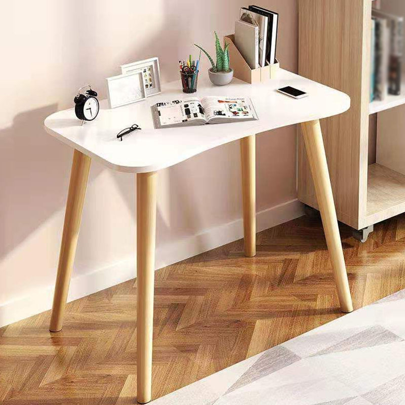 Wooden Home Writing Desk Modern Style Parsons Base Office Desk