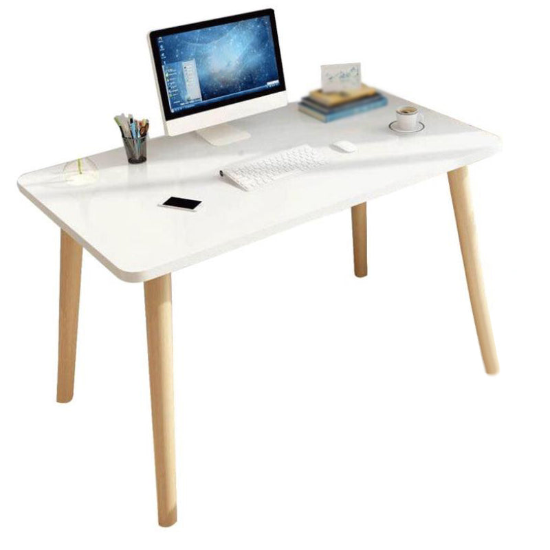 Wooden Home Writing Desk Modern Style Parsons Base Office Desk