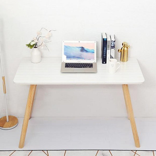 Wooden Home Writing Desk Modern Style Parsons Base Office Desk