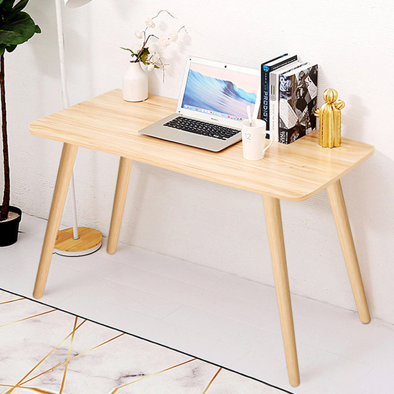 Wooden Home Writing Desk Modern Style Parsons Base Office Desk