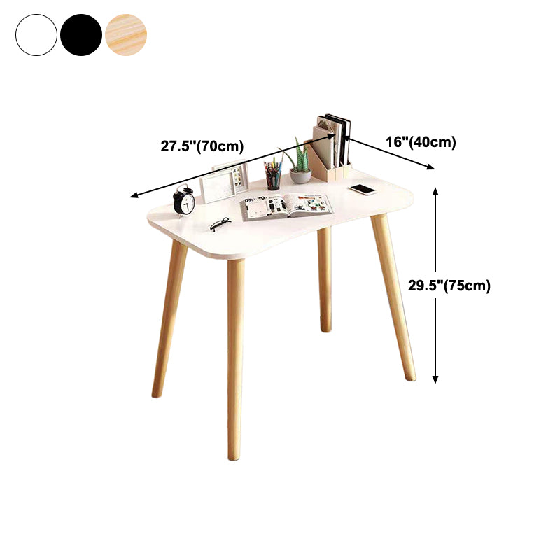 Wooden Home Writing Desk Modern Style Parsons Base Office Desk