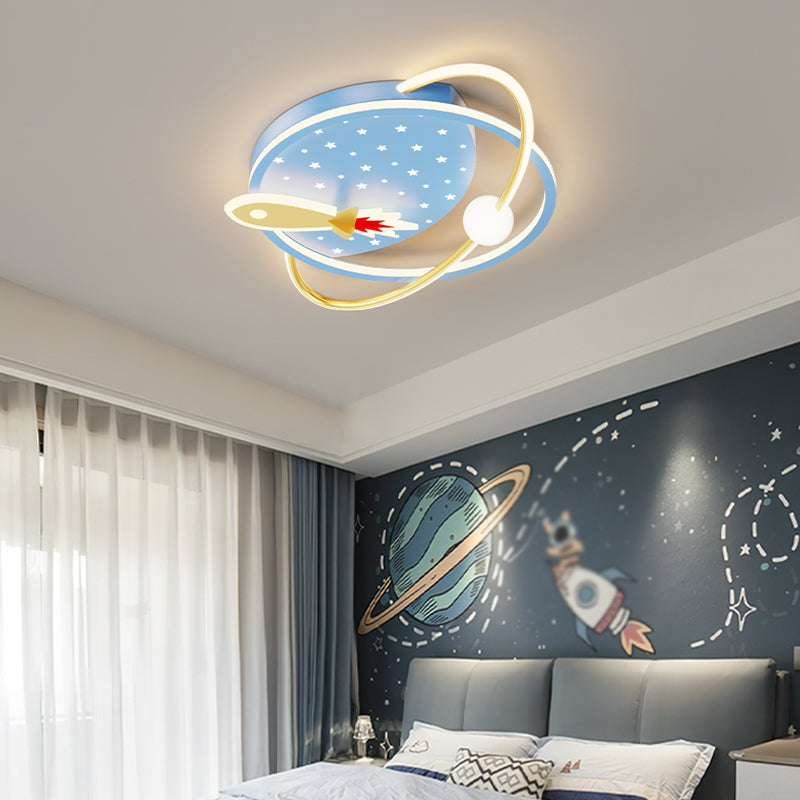 Modern Style Geometry Shape Ceiling Light Fixtures Metal 4 Light Ceiling Lighting