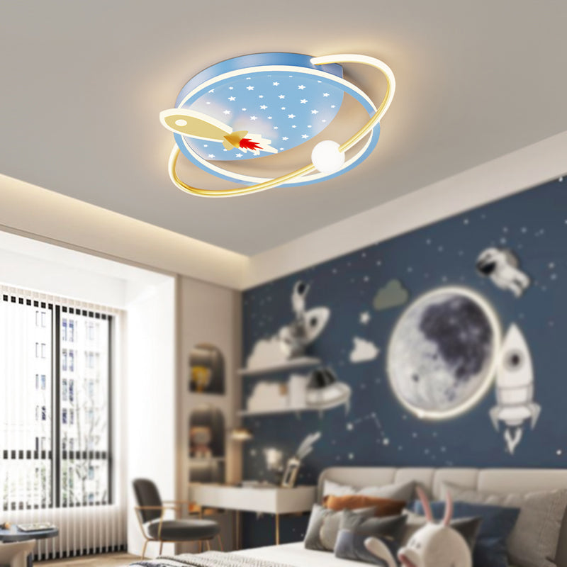 Modern Style Geometry Shape Ceiling Light Fixtures Metal 4 Light Ceiling Lighting