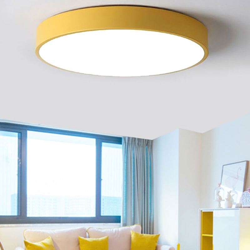 Colorful Flush Mount Ceiling Lamp Nordic Style LED Flush Mount Lighting for Bedroom